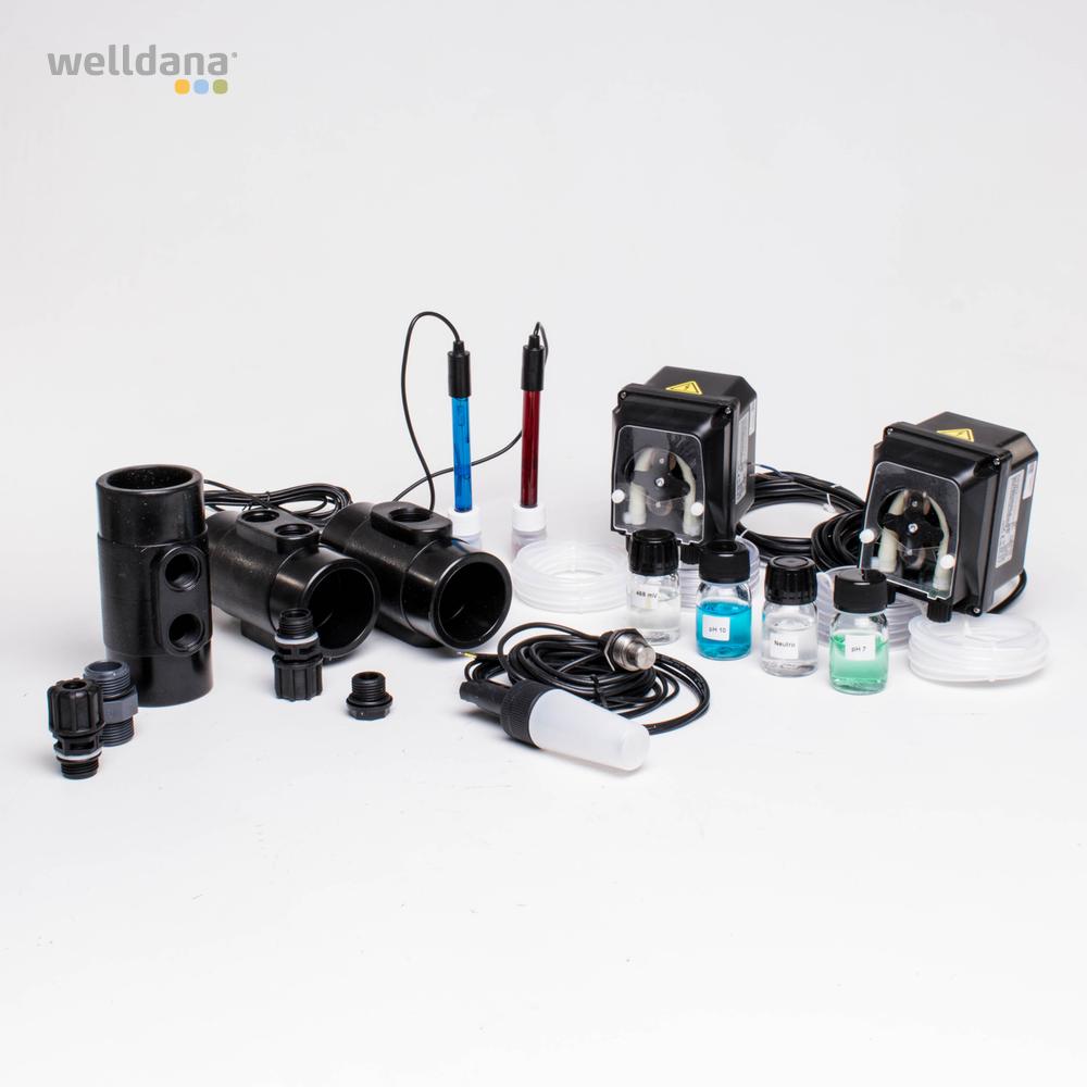 Kemistyring og poolkontrol pH + Redox  Control Station komplet, med sensorer - Billede 4