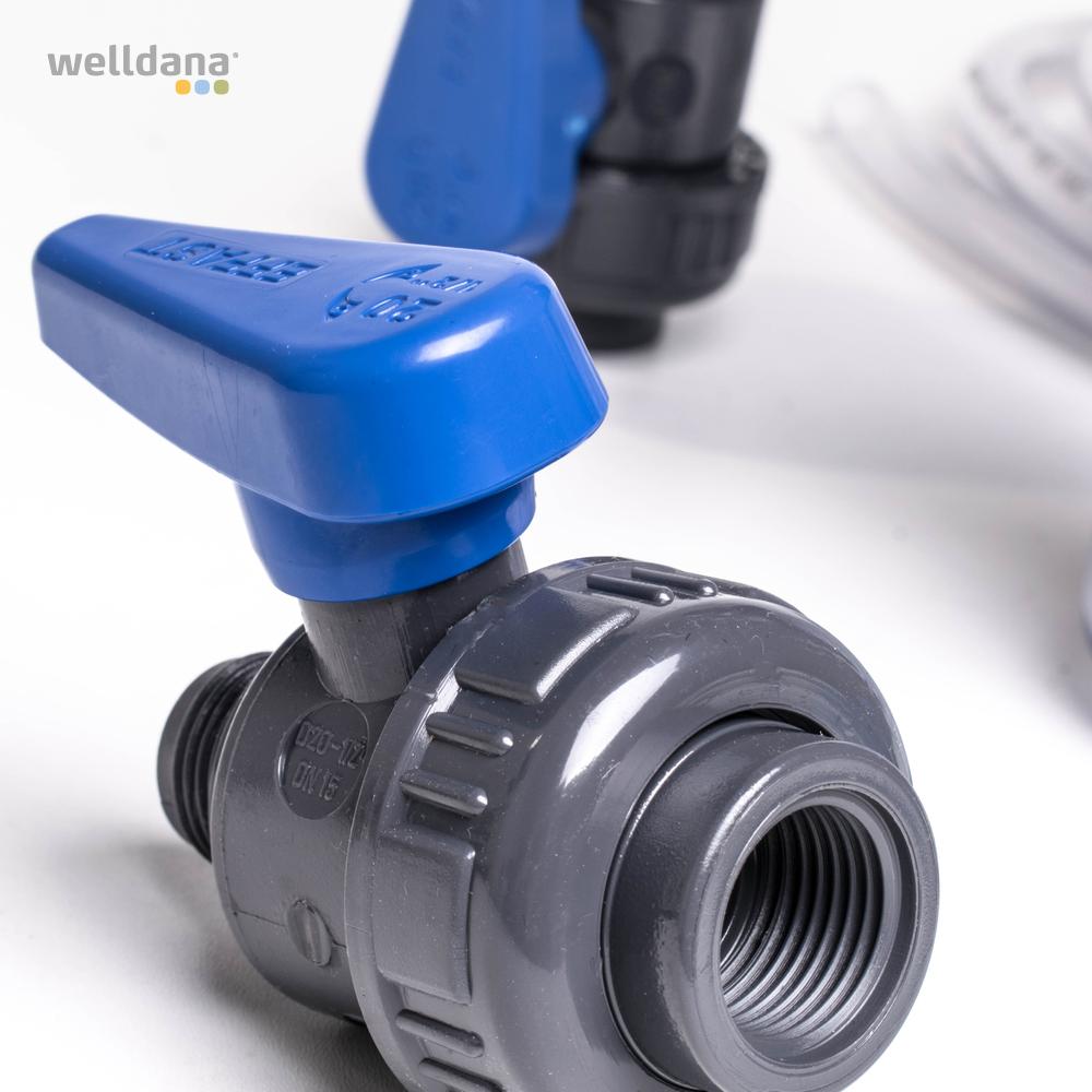 Sensorholder sæt til 1 sensor inkl. ventiler, slange og nipler - Billede 3