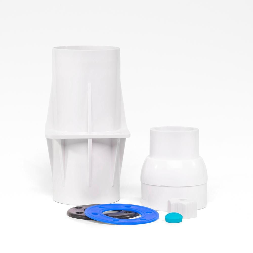 Væg gennemføring m/flangekit  Adagio Til beton og liner pools.