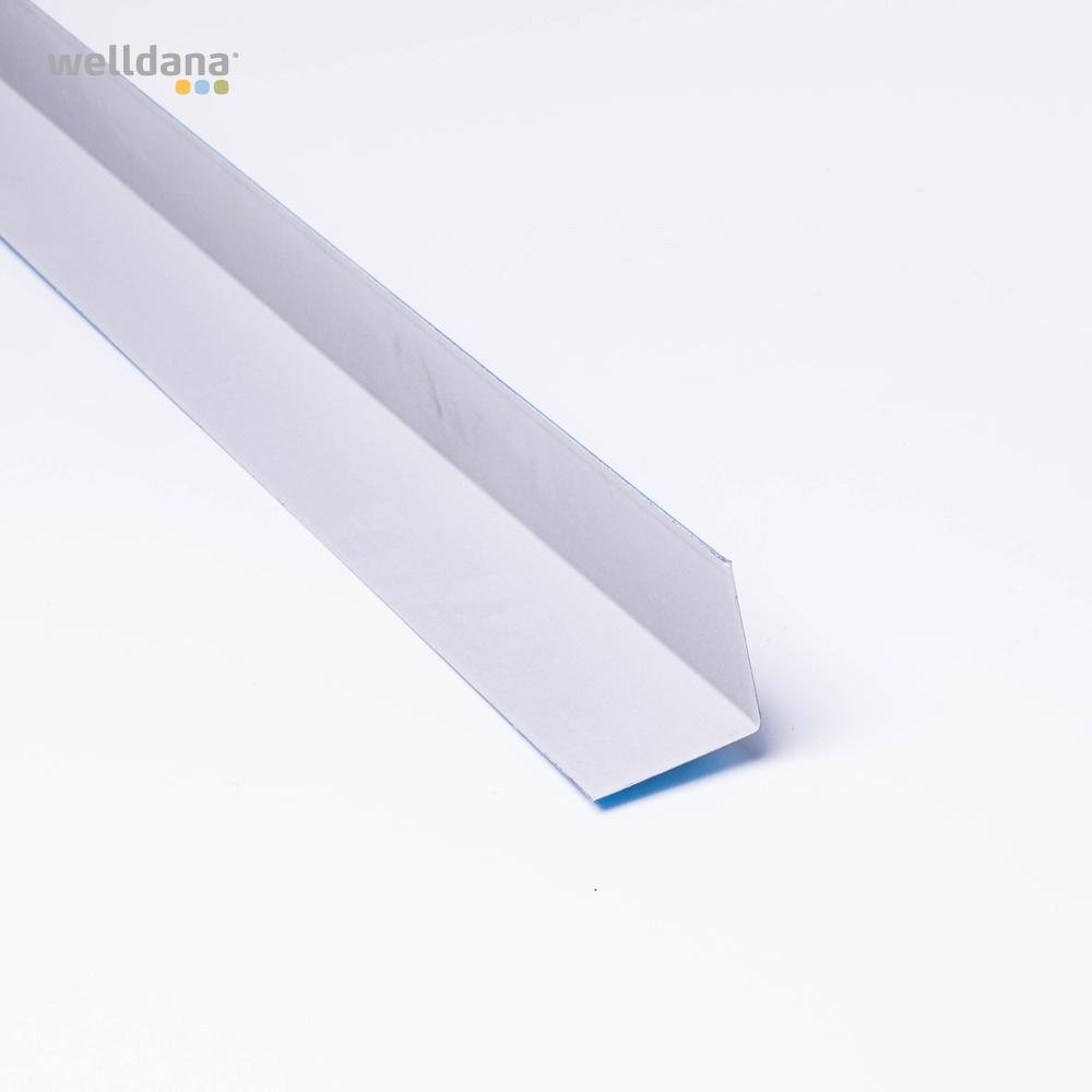 Folieblik, (5x5) x 200cm. Vinkel model. Blå. - Billede 2