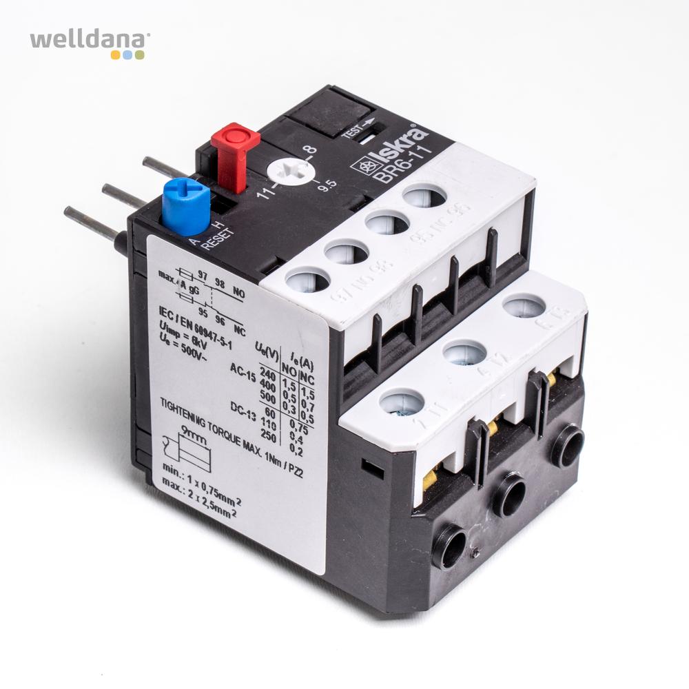 Termoudløser 8,5-12,5 Amp t/kontakter. - Billede 2