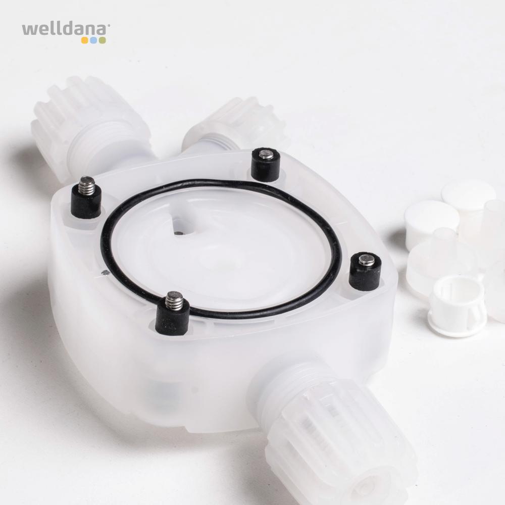 Komplet pumpehoved 5l Ductural f/kemikalie pumpe. Ny model. - Billede 2