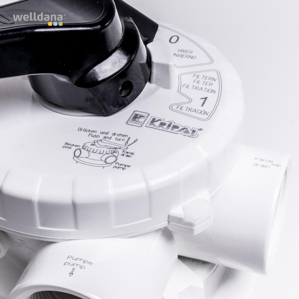 Multiportventil 4-vejs. Top t/Ibiza filter. - Billede 2