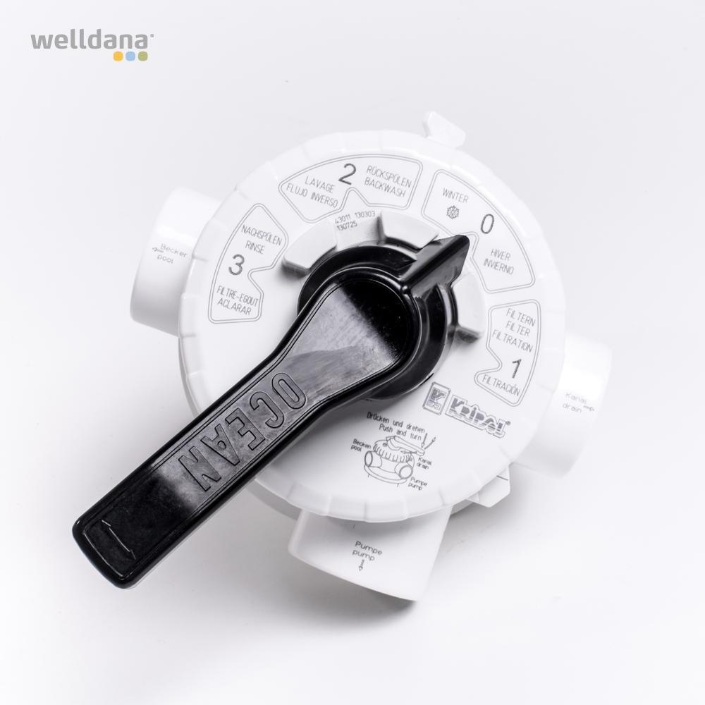 Multiportventil 4-vejs. Top t/Ibiza filter. - Billede 3