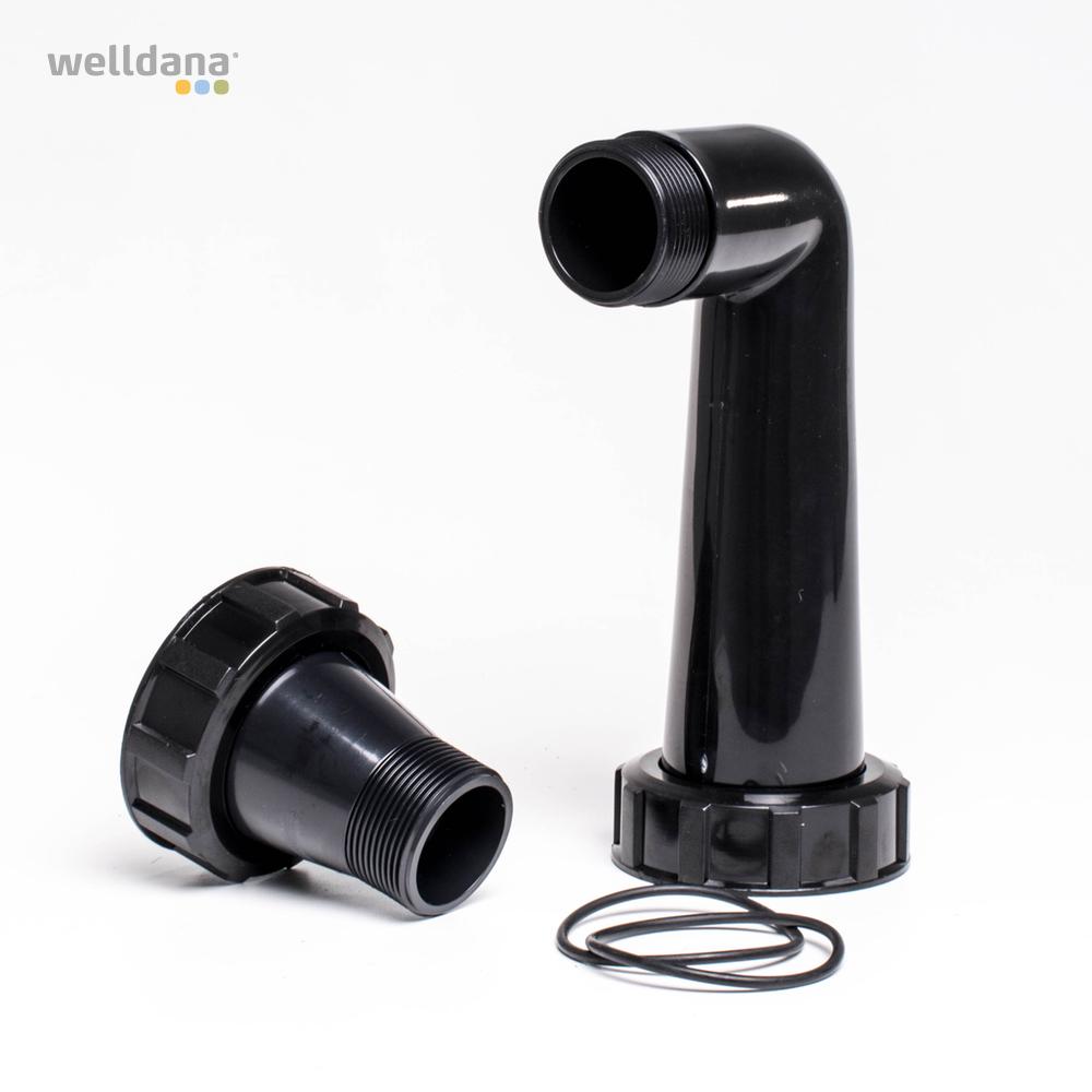 Adaptor Kit 1 1/2" f. Sort ventil f. Artik / BL filtre - Billede 2