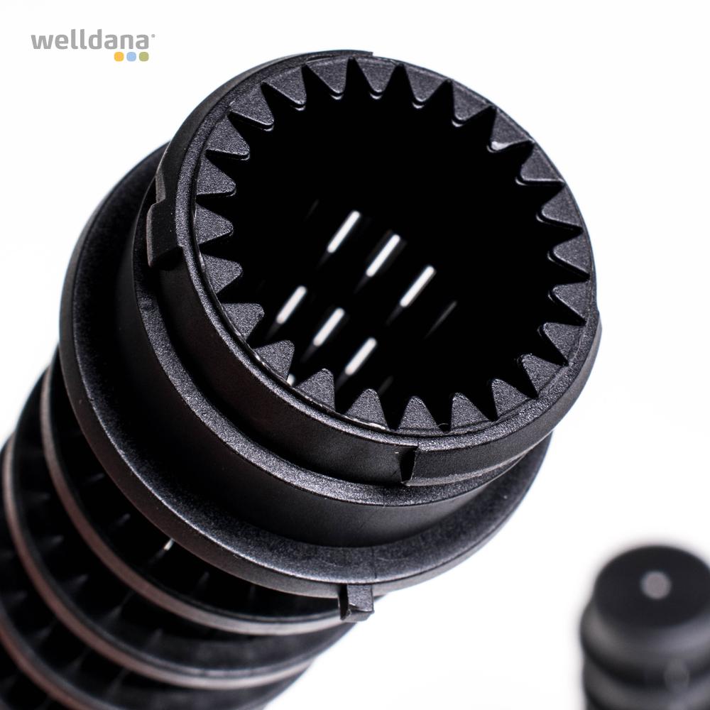 Lateral rør Sort  Click system L =  80mm f. Artik  Ø 400 - Billede 3