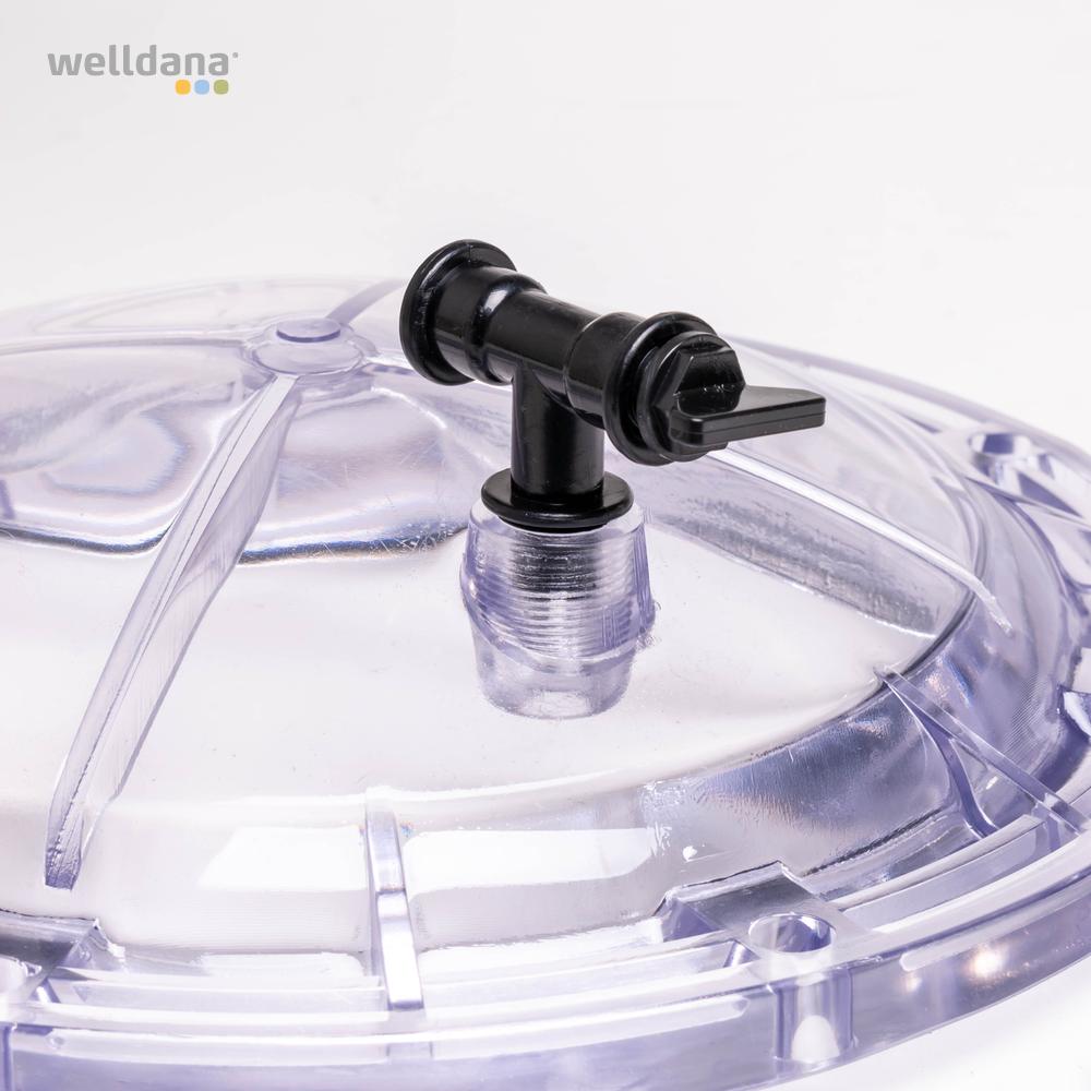 Lid f. San Sebastian filter Top, Transparent - Billede 2