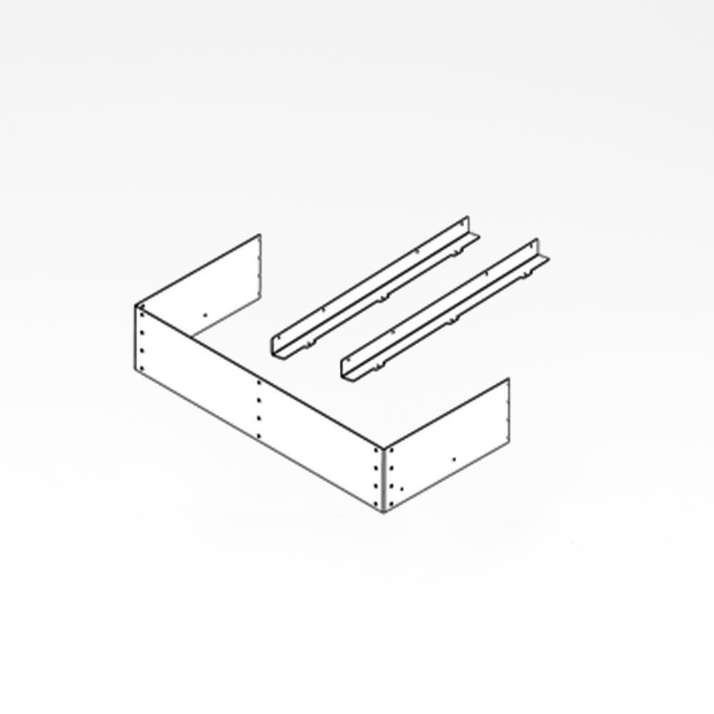Beslag til kantliste sæt Sentiotec Qube 9 og 10,5 KW ovne