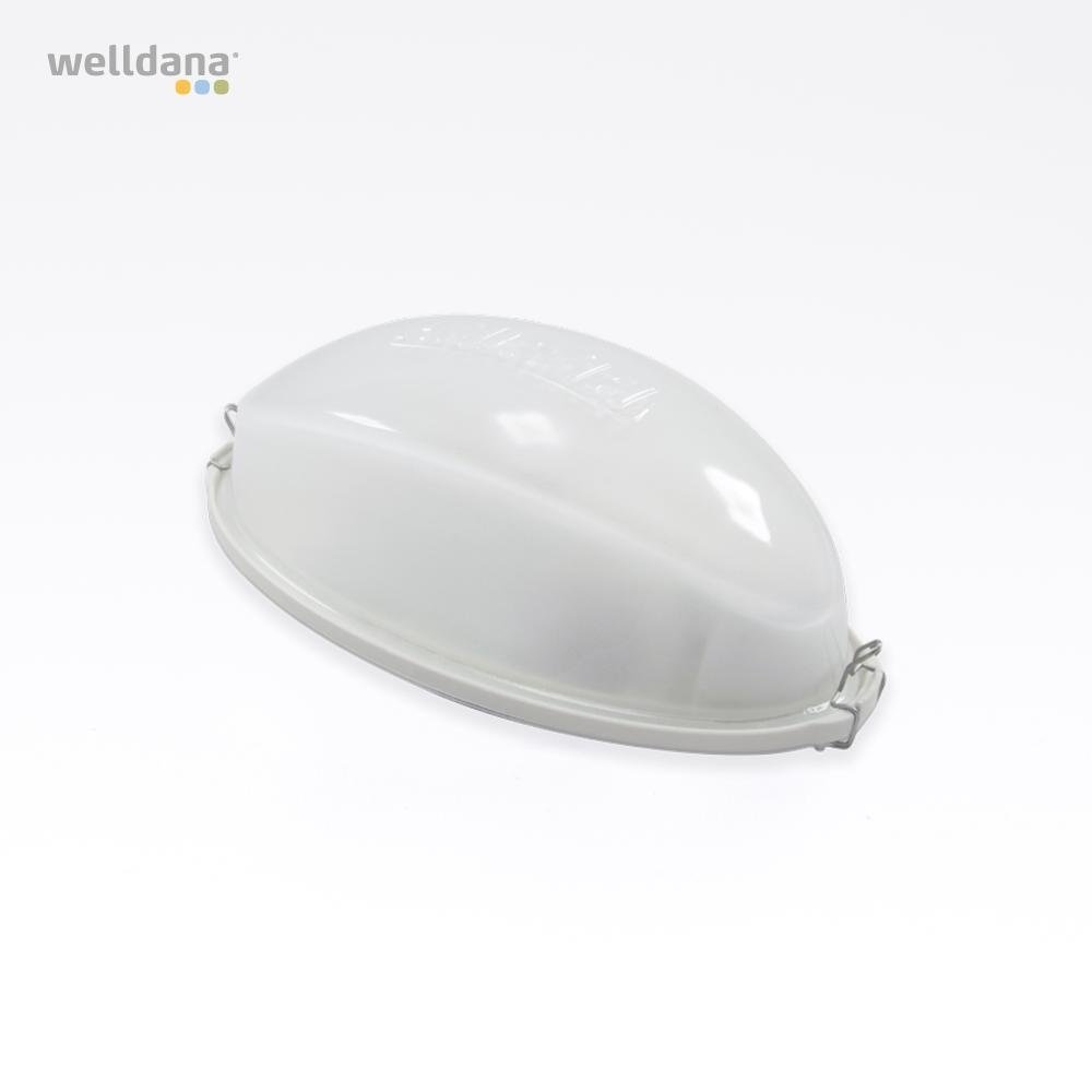 Saunalampe. 230V.  E14. max 40W. IP54. Oval model. - Billede 2