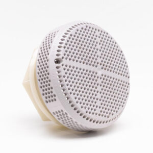 Udsugning. 60,4mm / 2,38inc., hvid Til alle Pre-plumbed spa