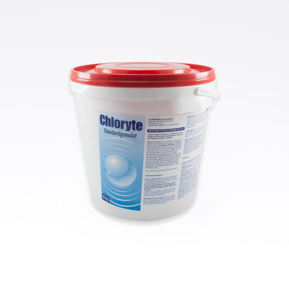 Chloryte Stand. Granules 10 kg BR pool kemi UN3487 ej LQ