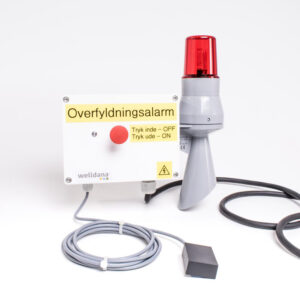 OverfyldningsAlarm®   92dB. Med kapacitive føler. 230V