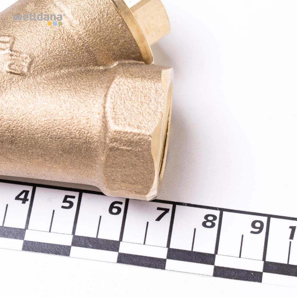 Snavsfilter m/brystnippel ½" Til magnetventil. - Billede 5