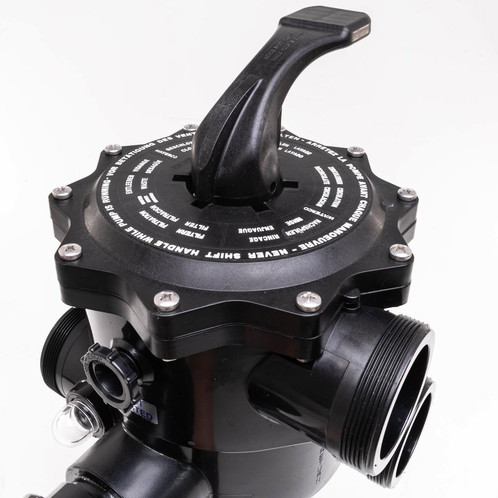 Multiportventil 2 1/2" til PPG  filter deluxe til Ø 900 side - Billede 2