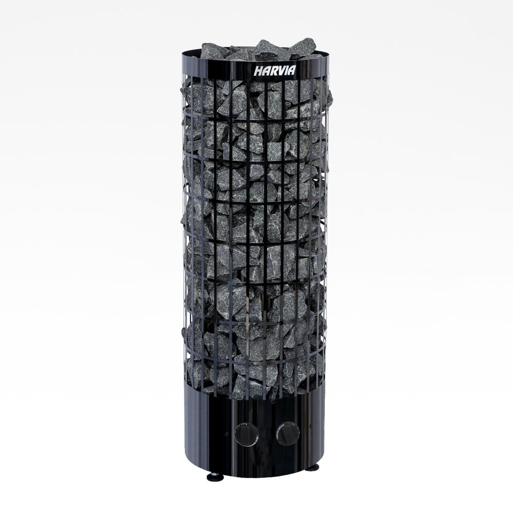 Cilindro fritstående saunaovn med indbygget styring - Billede 3