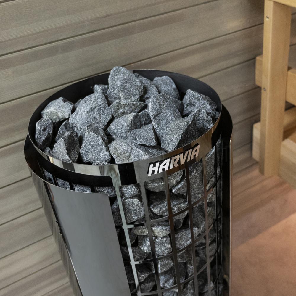 Cilindro fritstående saunaovn med indbygget styring - Billede 6